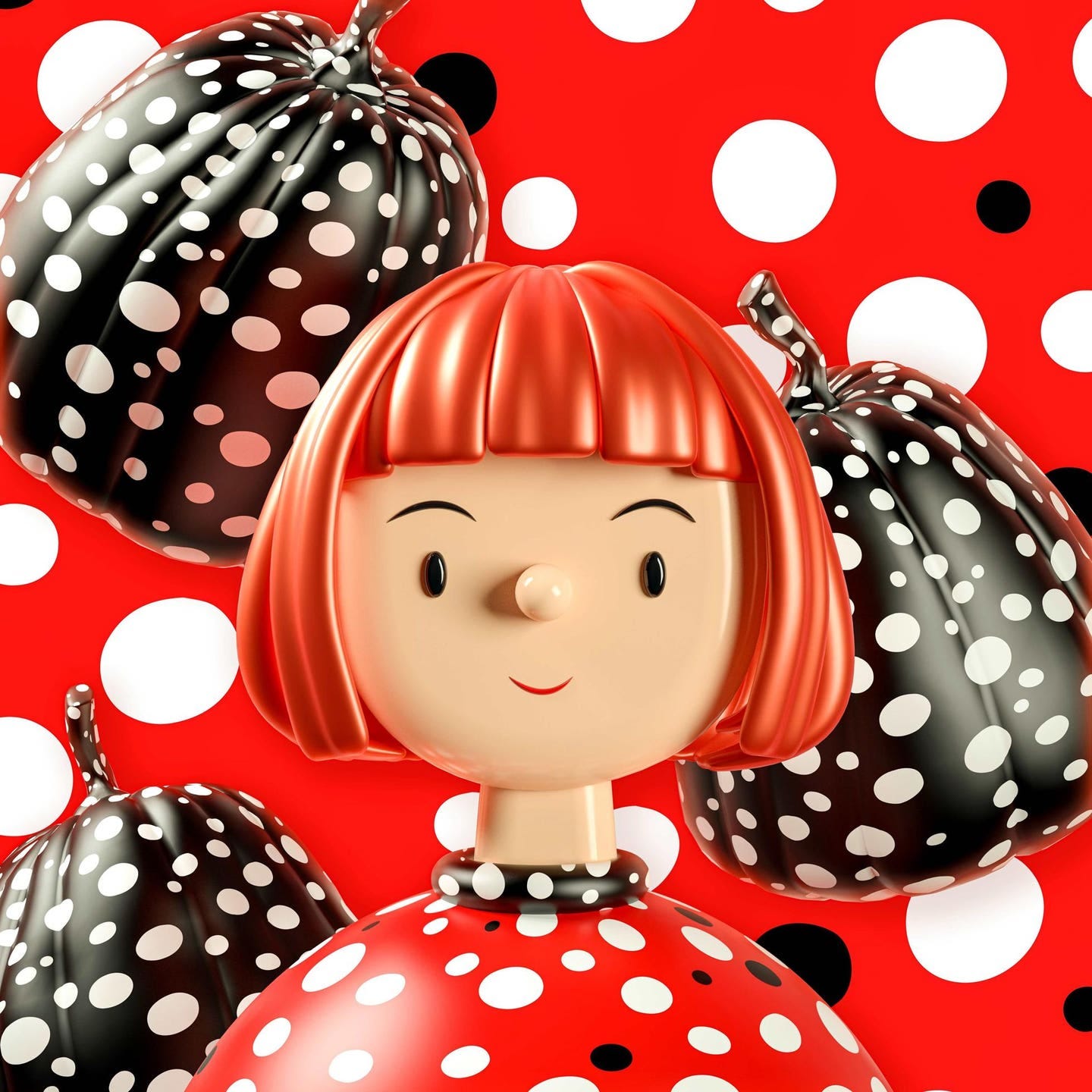 The Yayoi Kusama Toy Face