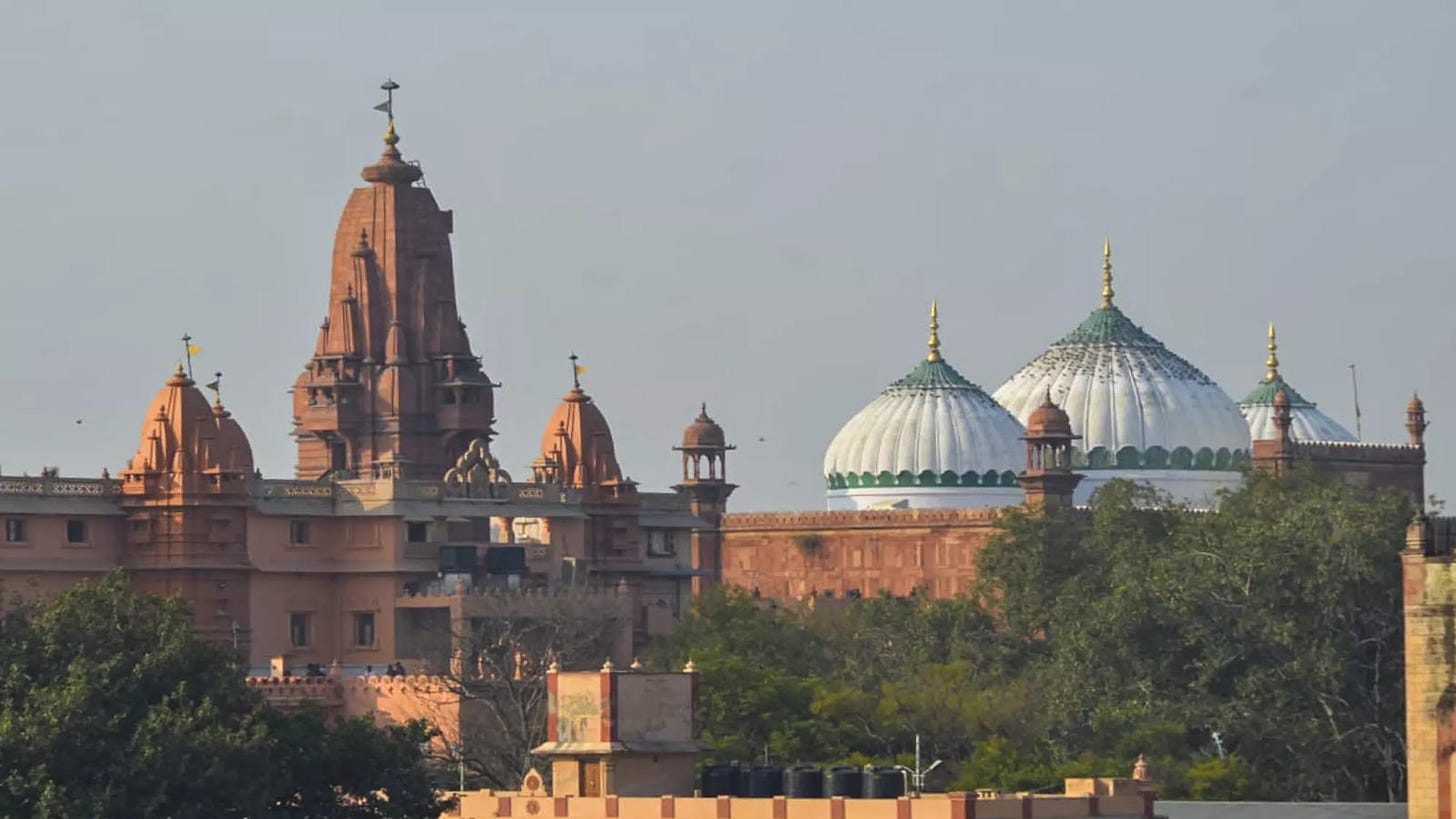 krishna janmbhoomi: What is Mathura's Shahi Idgah mosque case, in which  Bhagwan Krishna's friend is also a petitioner? - The Economic Times