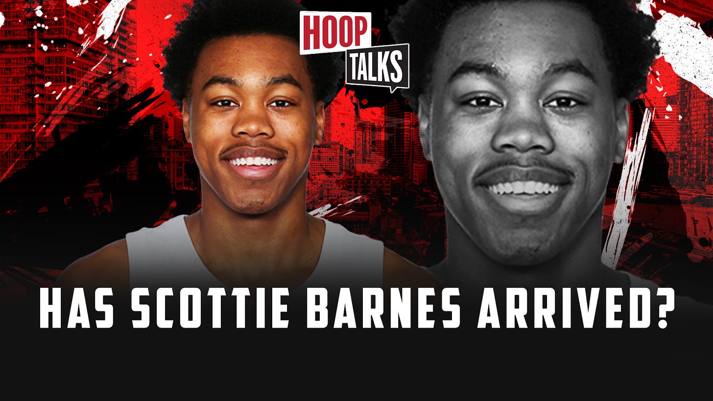 Scottie Barnes is the best player on a court that has Victor Wembanyama