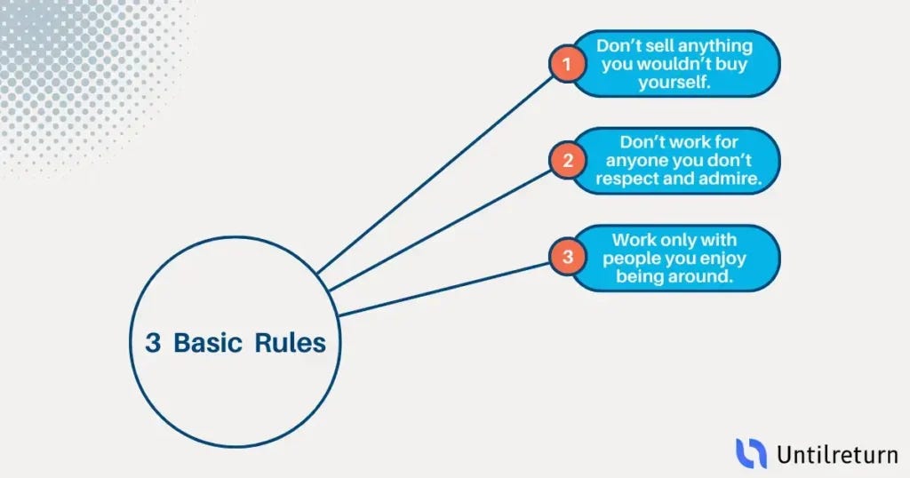 Charlie Munger offers 3 basic rules for your career