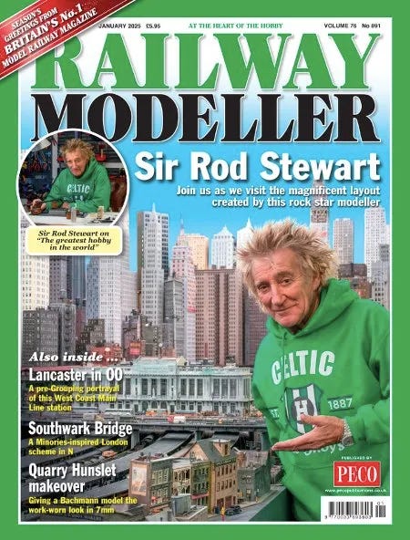 La Une du dernier numéro de Railway Modeller Magazine