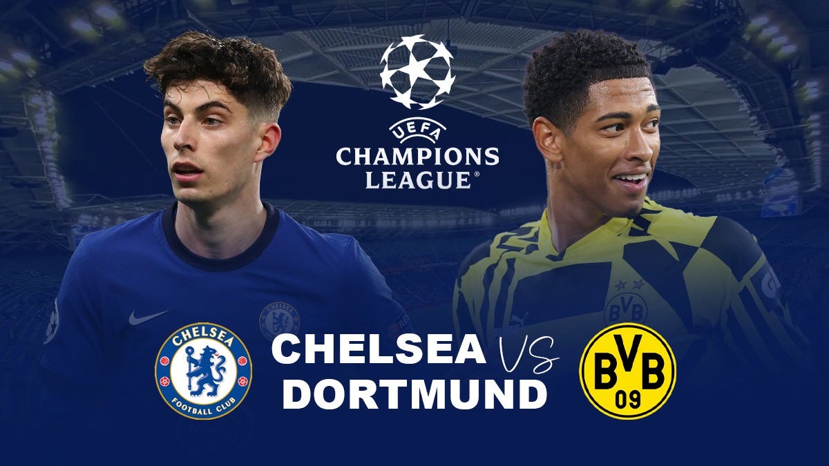 Chelsea vs Dortmund LIVE Streaming: CHE vs BVB Live in Champions League  from 12:30 AM - Follow LIVE Updates