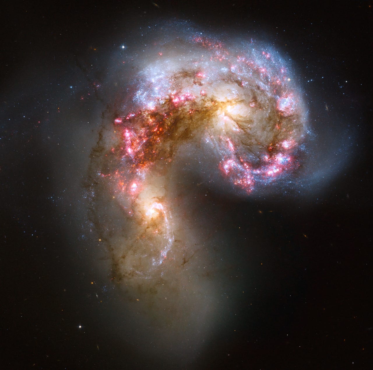 The Antennae Galaxies/NGC 4038-4039 | HubbleSite