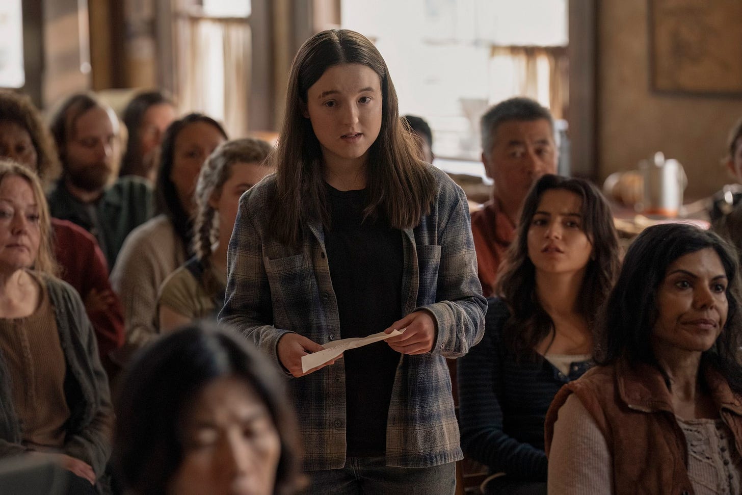 Bella Ramsey as Ellie in The Last of Us Season 2, Episode 3 “The Path.” Bella Ramsey as Ellie in The Last of Us Season 2, Episode 3 “The Path.”