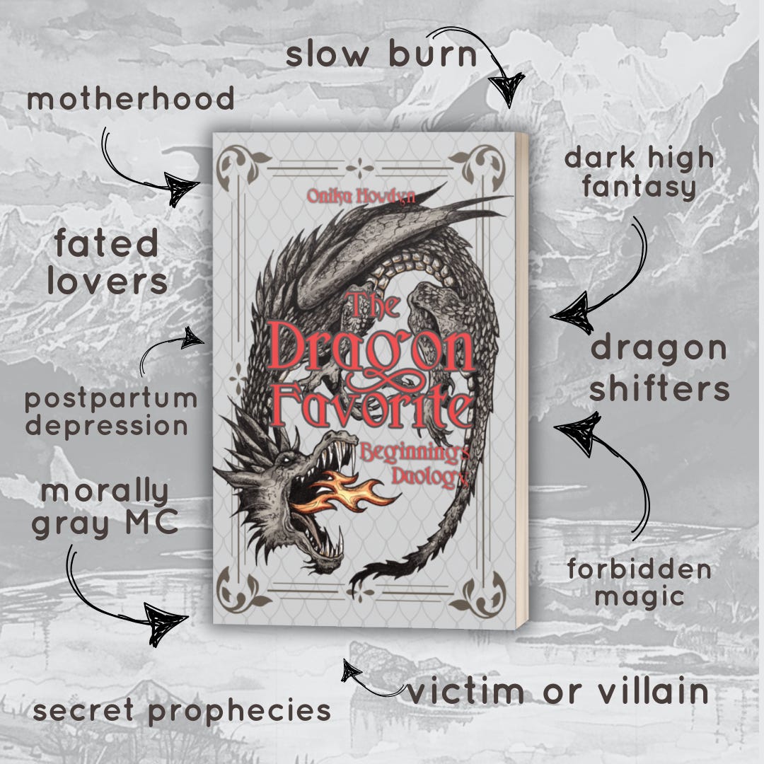 A graphic with The Dragon Favourite cover and a list of the themes and topics included in the book