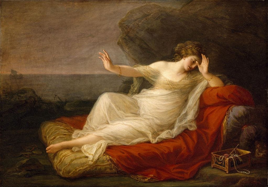 Ariadne Abandoned by Theseus by Angelica Kauffmann