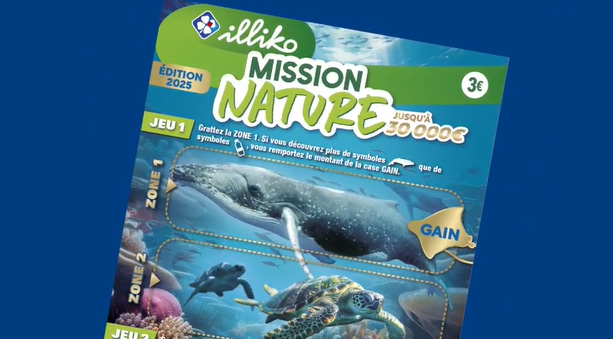 carte à gratter du jeu Mission Nature, le loto de la biodiversité FDJ carte à gratter du jeu Mission Nature, le loto de la biodiversité FDJ