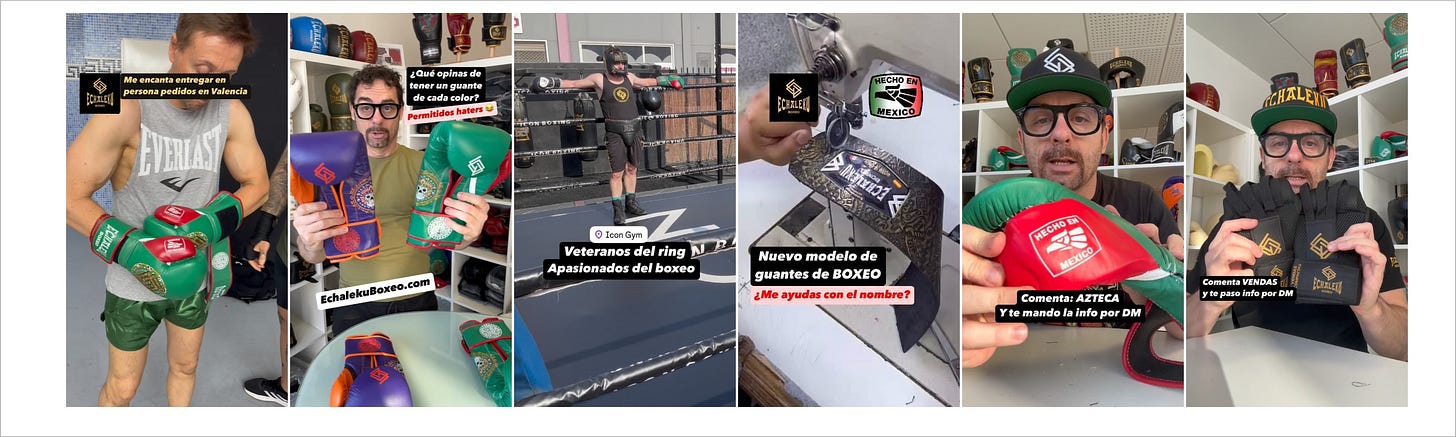 Echaleku Boxeo en Instagram