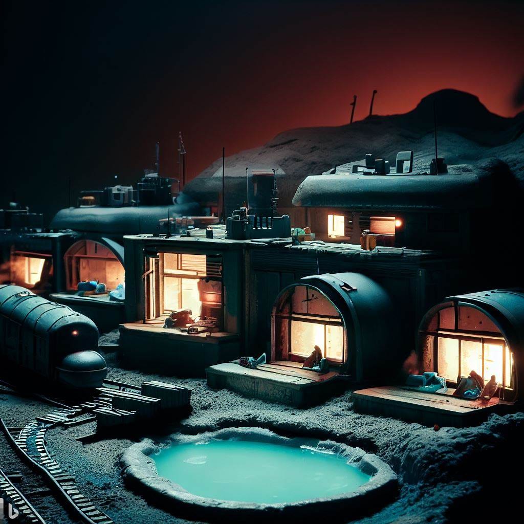  For these guys, this is their train set, their bunker, their apocalyptic place with the heated pools.