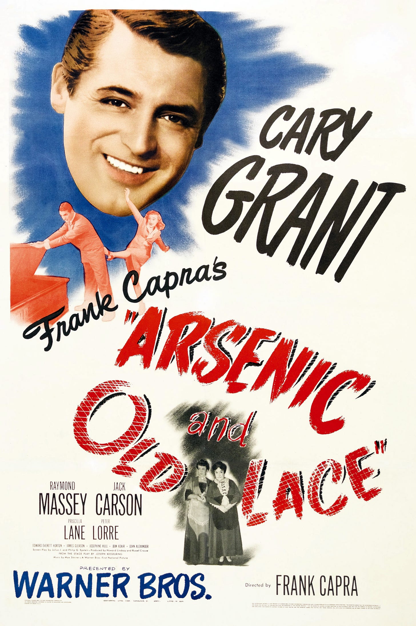 Arsenic and old lace (1944) film poster