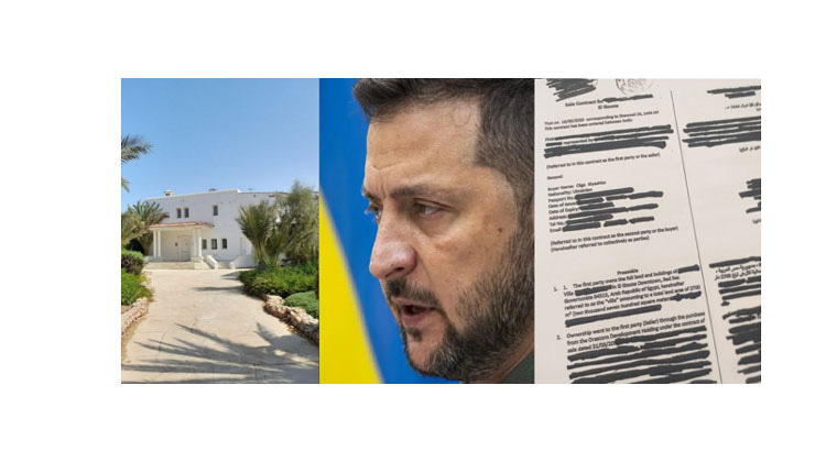 Luxurious Villa owned by Ukrainian President Volodymyr Zelenskyy’s Family Discovered On Egyptia