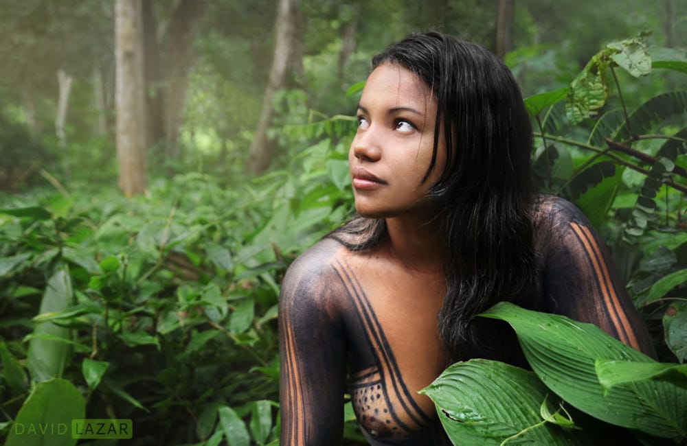 Indian Girl in the Jungle - David Lazar | Jungle photography, Tribal photography, Portrait