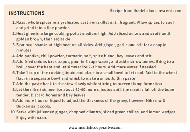 indian nihari instructions