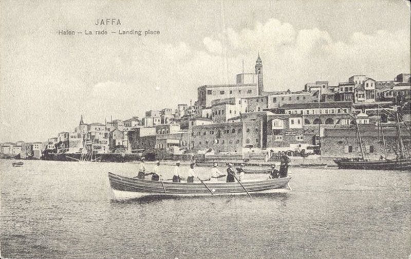 Archive postcard views of Jaffa | Postcard, Palestine, Holy land israel