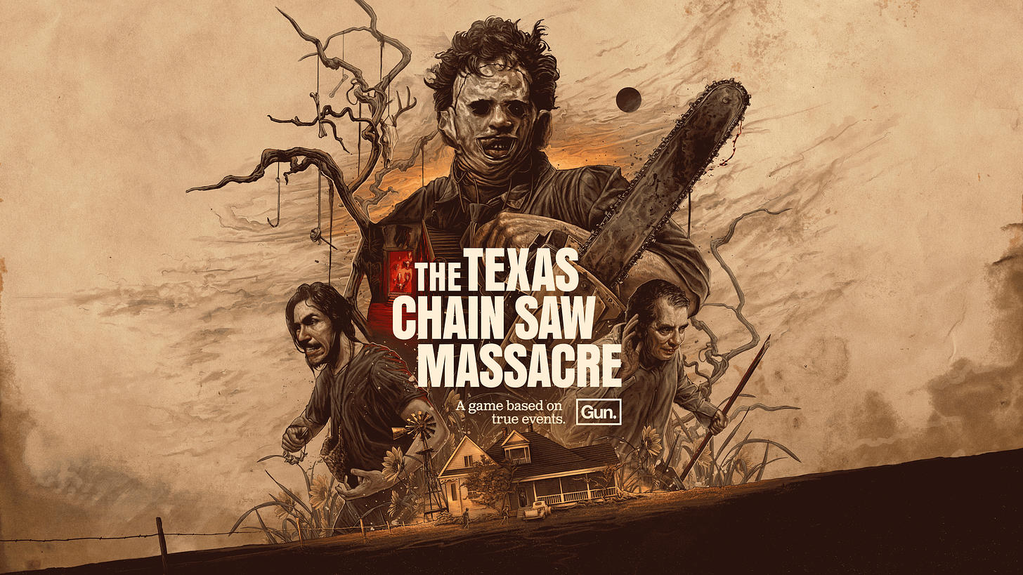 Cover art for The Texas Chainsaw Massacre by Sumo Digital.