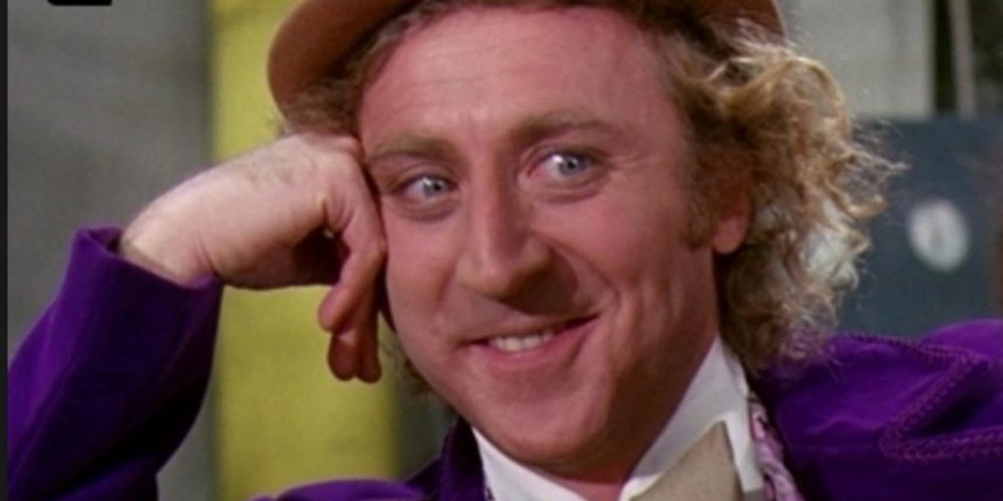 Así se ve ahora "Willy Wonka" del meme original | Metro
