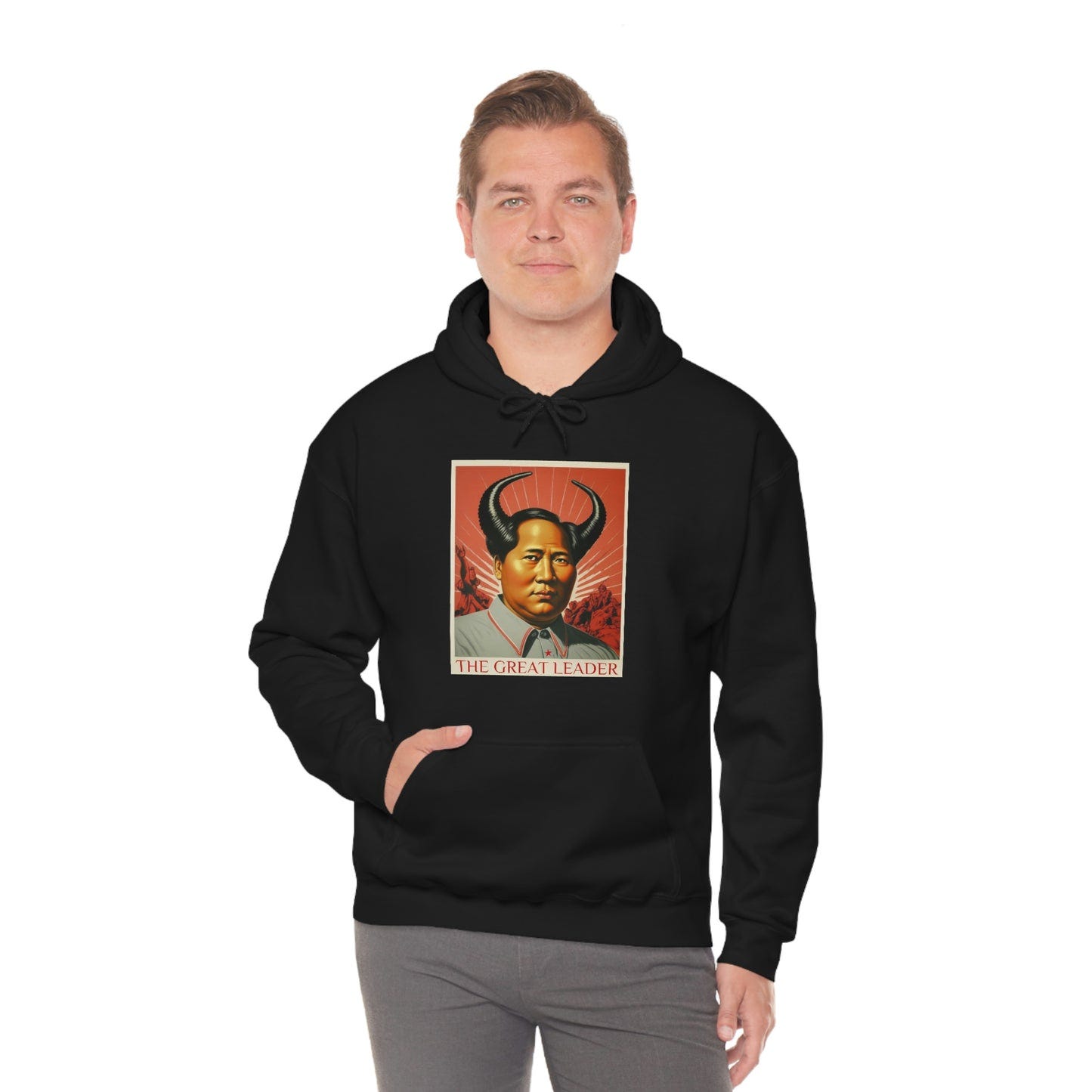 The Great Leader Unisex Heavy Blend™ Hooded Sweatshirt