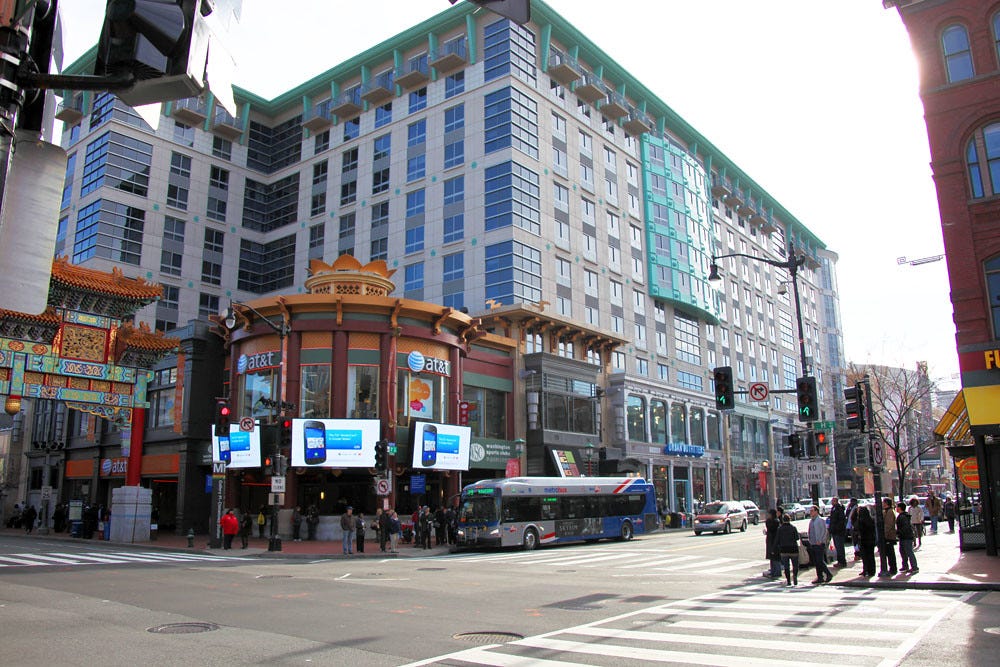 Looking SE at Gallery Place Building 01 - Chinatown - DC Looking SE at Gallery Place Building 01 - Chinatown - DC