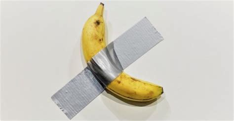 Man Eats Banana 'Artwork' Taped to Gallery Wall that was to Sell for ...