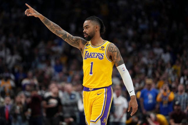 NBA free agency 2023: D'Angelo Russell, Lakers agree to 2-year, $37M deal -  Yahoo Sports