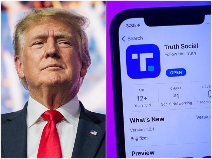 Review: Trump's Truth Social Is Like a Ghost Town Overrun by Bots -  Business Insider