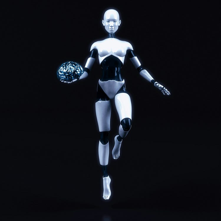 AI, a robot
