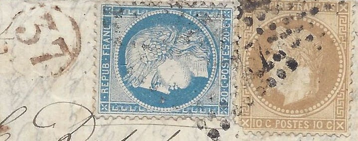 postage stamps on the cover