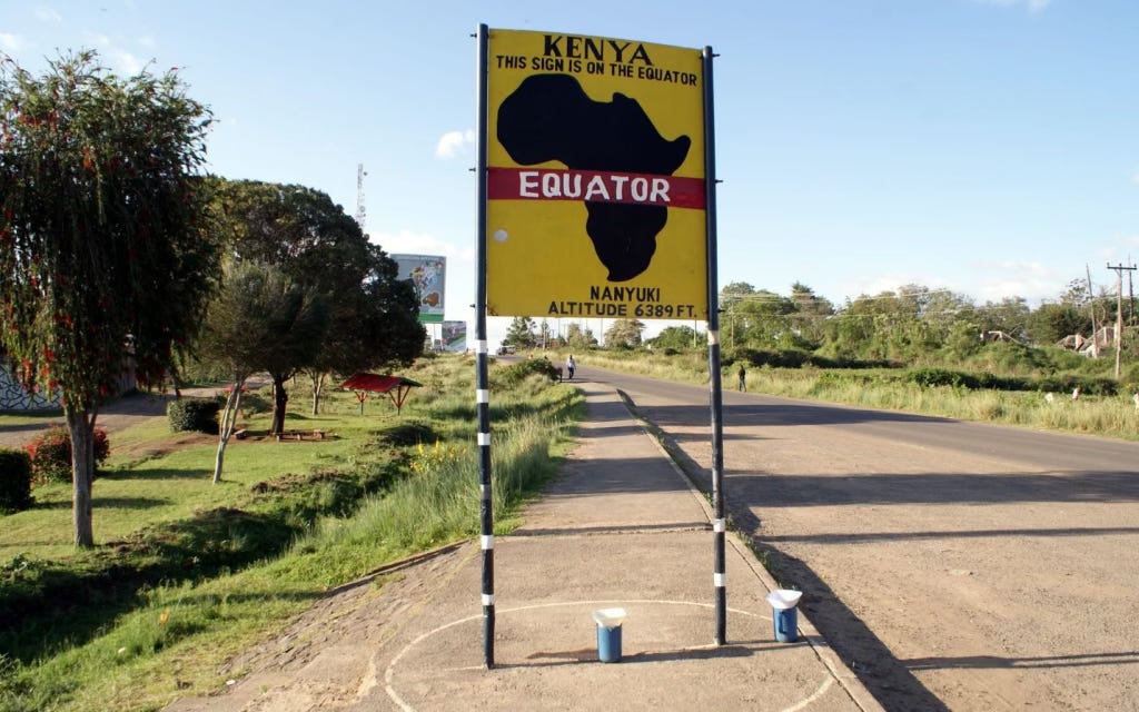 the equator