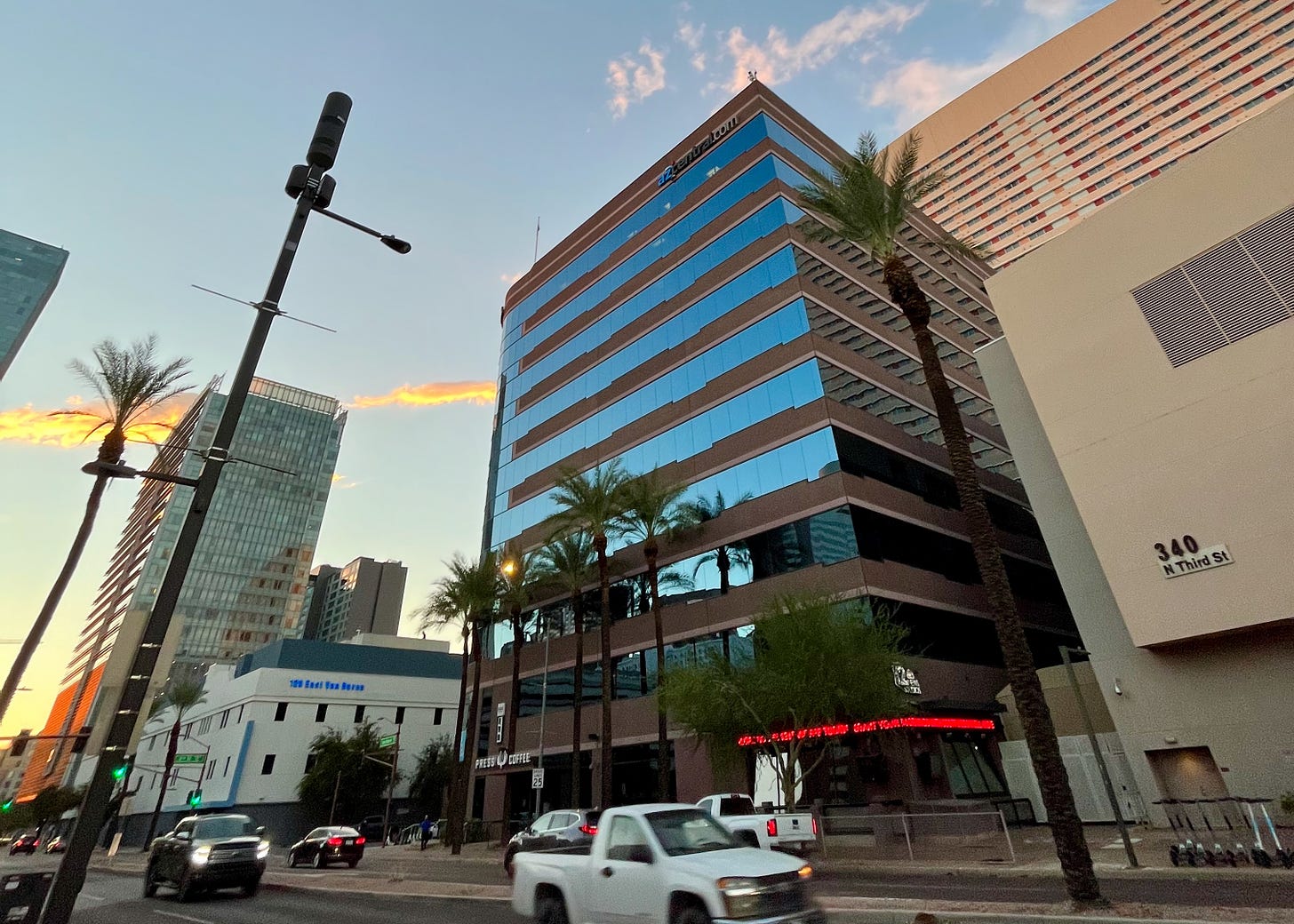 the Arizona Republic building in Phoenix where I used to work