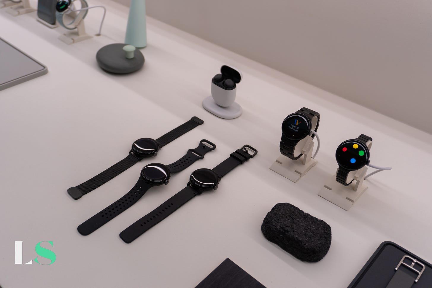 Google Pixel Watch 2 on display during its event in New York City.