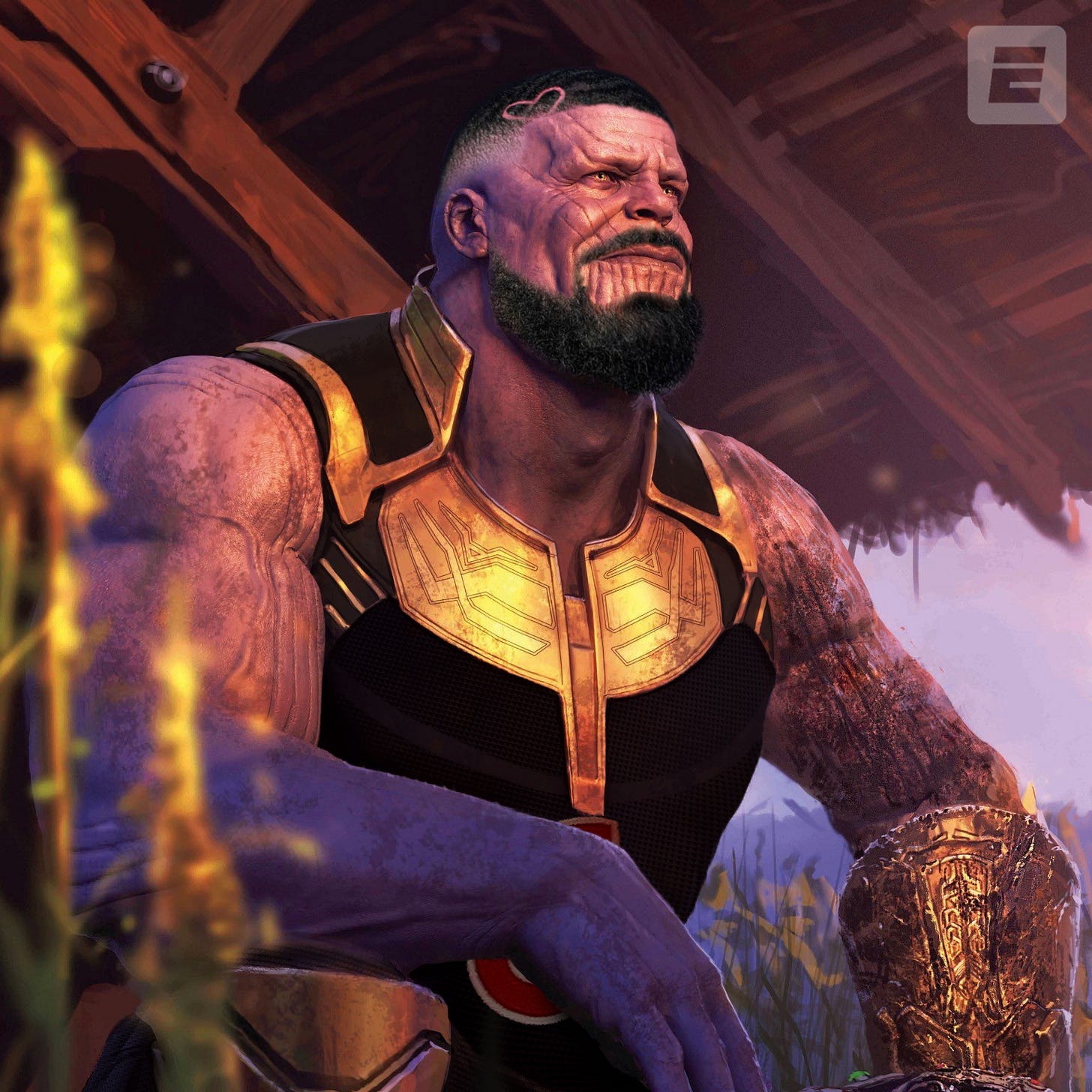 Rams Bros. on X: "They tried to turn Thanos into Drake, but let's be  honest. This is Aaron Donald." / X