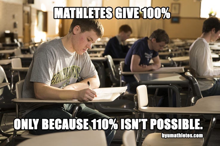 BYU Mathletes make Elite 8 | Mathlete, Math humor, Math classroom posters