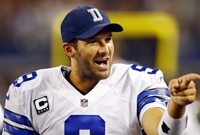 avoid tony romo fantasy football qb