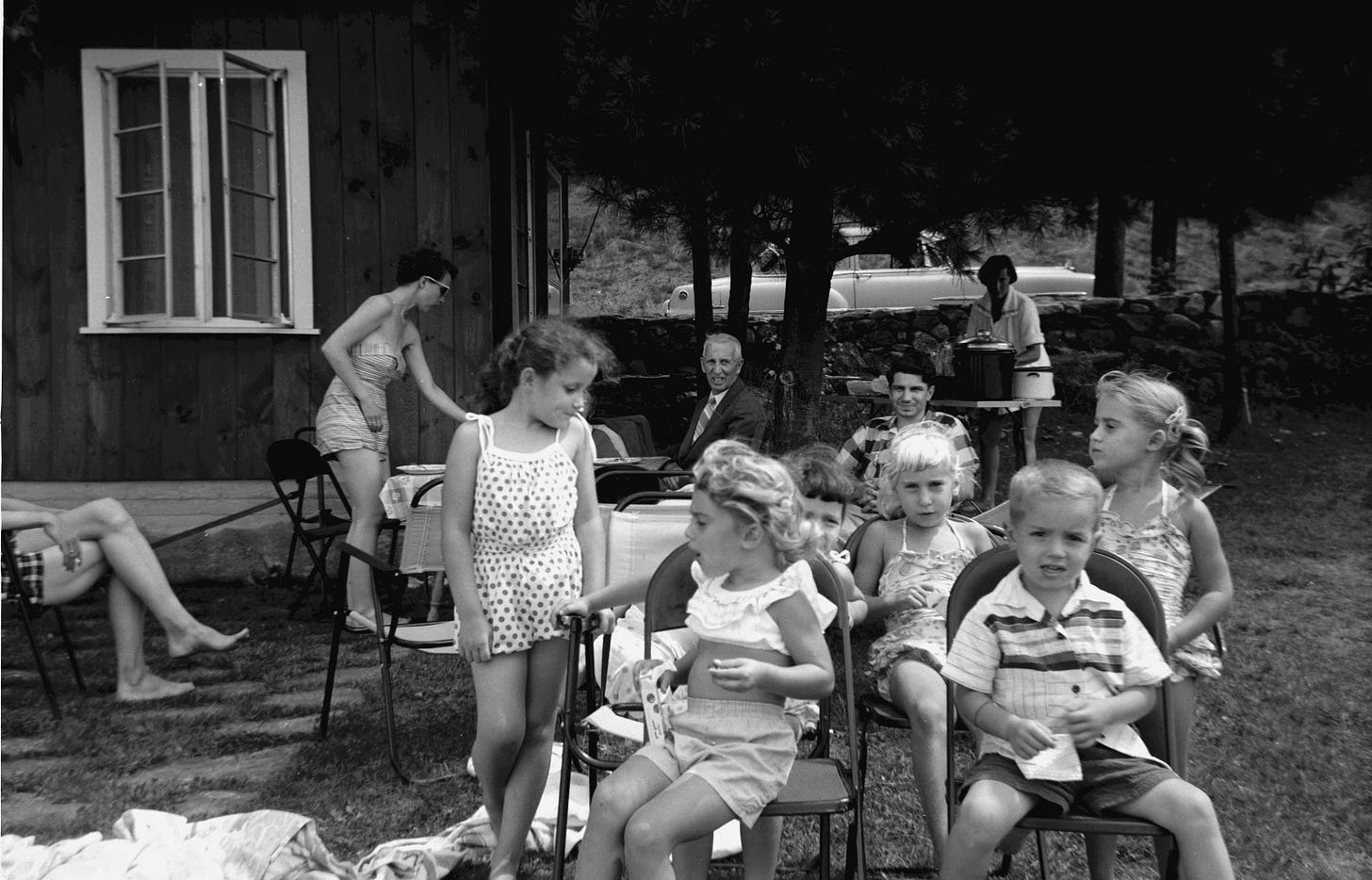 Thayer family at Ashby Camp