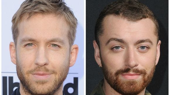 calvin harris thumbs up sam smith weight loss 2016 gossip