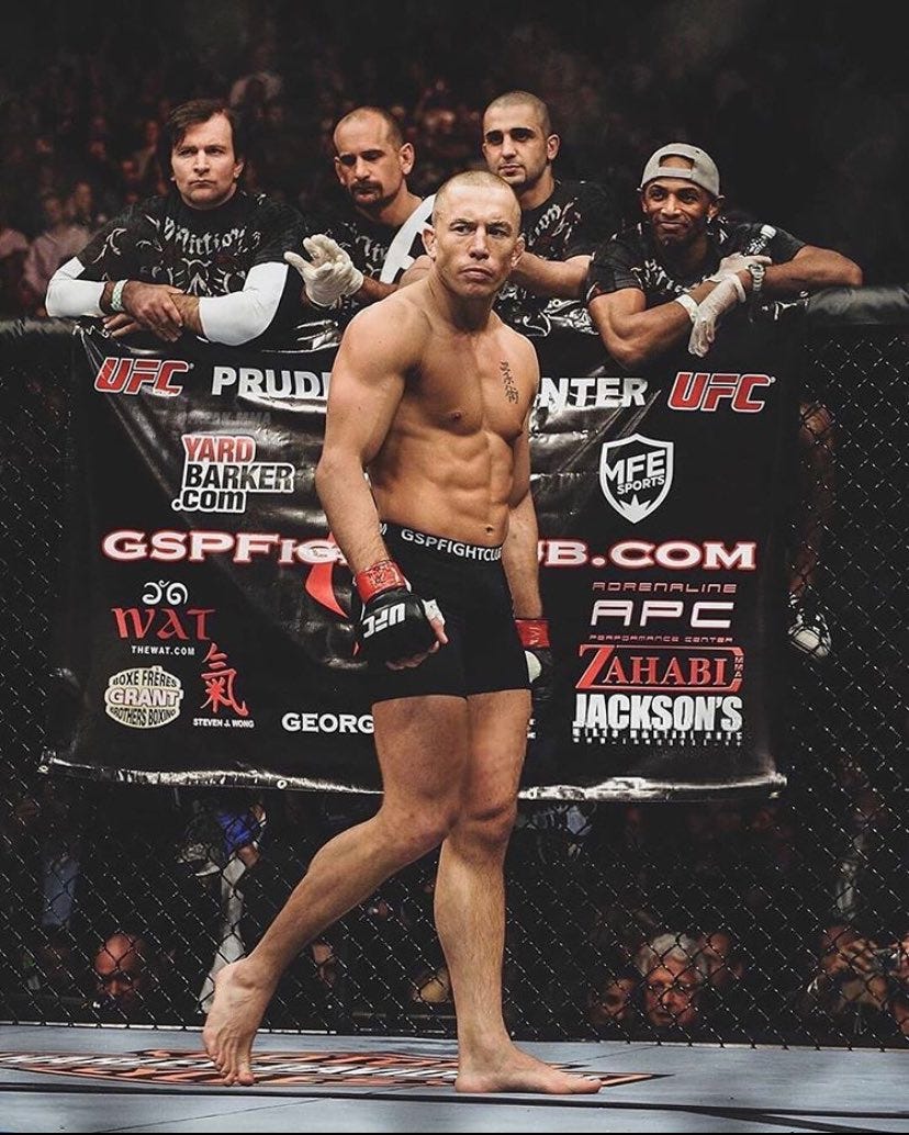 r/ufc - With an S level corner like that, no wonder GSP was so dominant