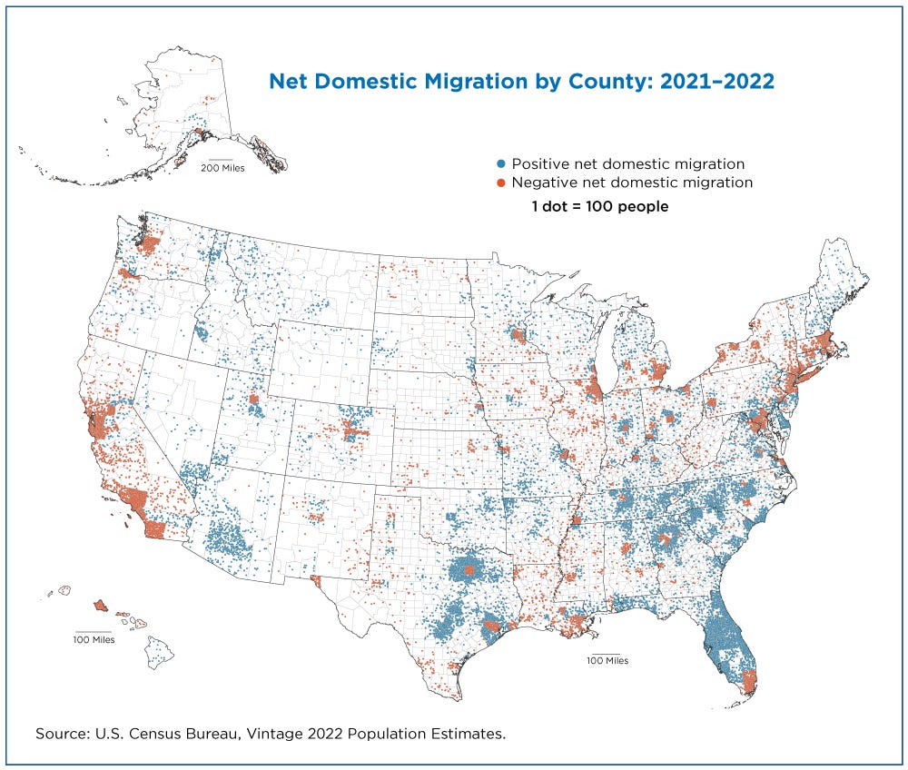 Two Years Into Pandemic, Domestic Migration Trends Shifted
