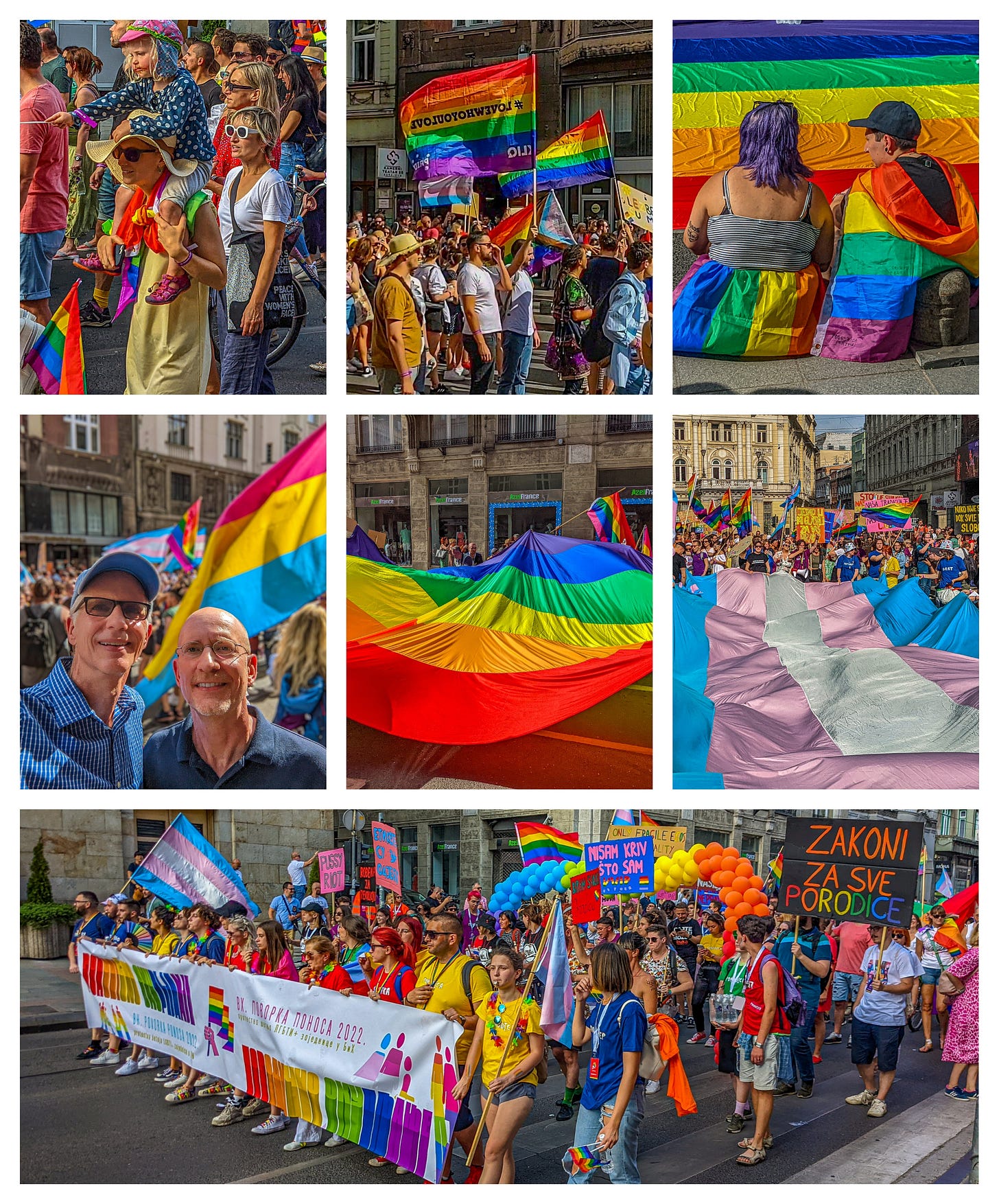 Composite of pride images