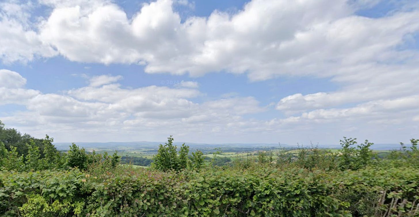 View from Beacon Hill, Google maps