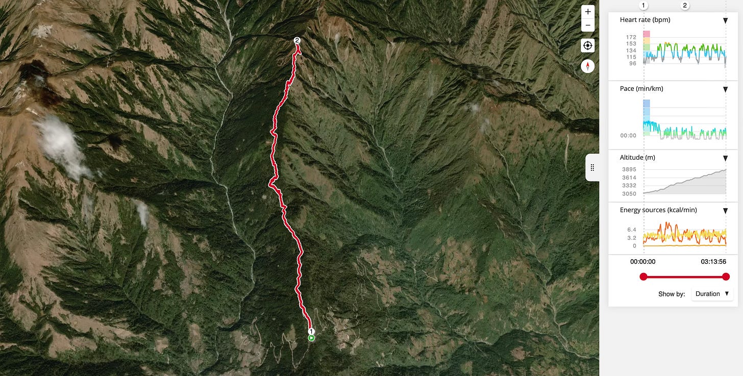 Trek to Kamu Dada Map Data