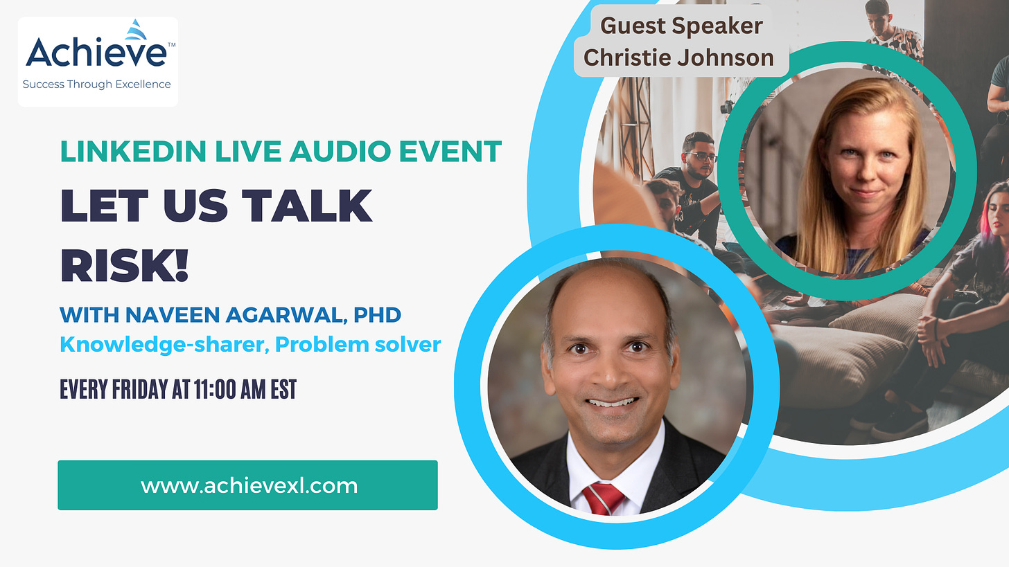 Let's Talk Risk! with Dr. Naveen Agarwal