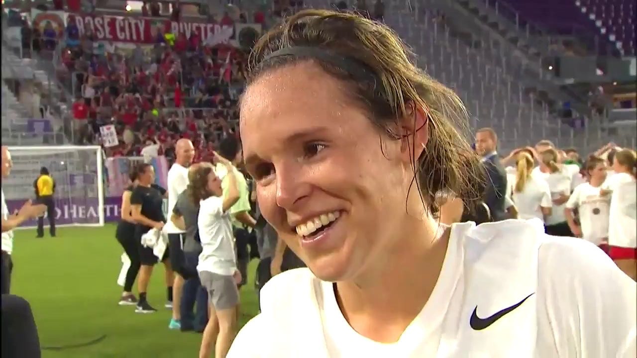 NWSLChampionship | Emily Menges postgame interview - YouTube
