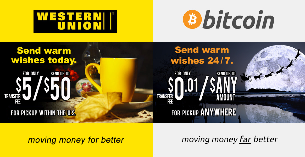 Bitcoin vs WU: How Low Fees Are Disrupting Remittance