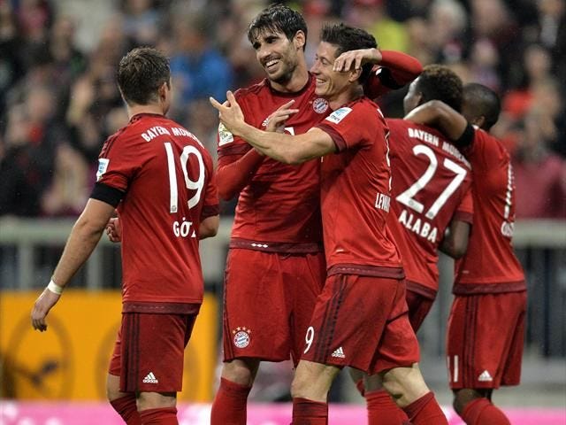 Bayern crush Wolfsburg as sub Lewandowski scores five - Eurosport