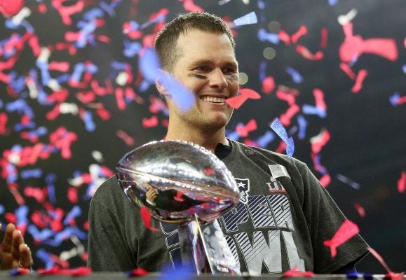 tom brady takes fifth super bowl ring