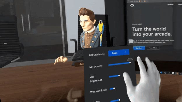 Oculus Experiments With Mixed Reality via New Passthrough API | PCMag