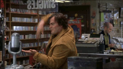 jack black in high fidelity hanging out shooting the shit