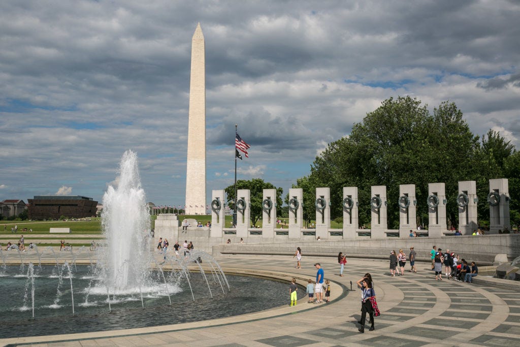 The National World War II Memorial in Washington, D.C.