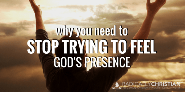 feel God's presence