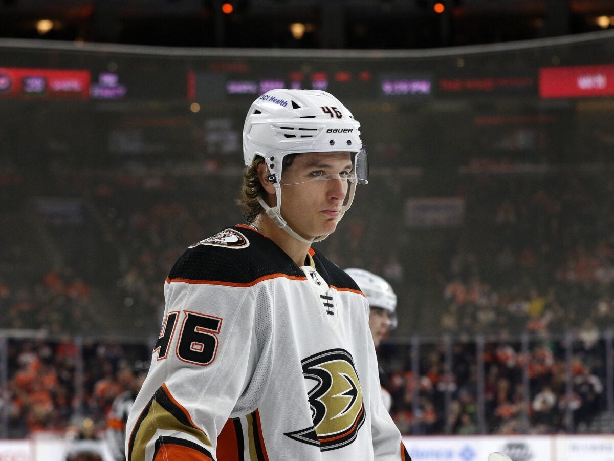 Trevor Zegras Anaheim Ducks